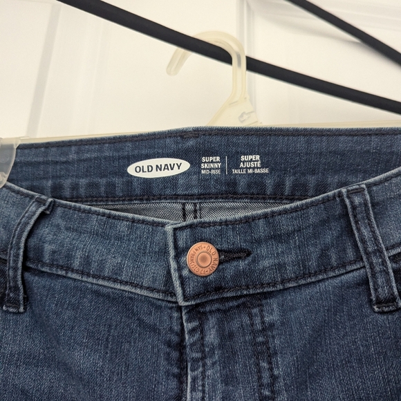 Mid rise super skinny dark jeans - Picture 2 of 2